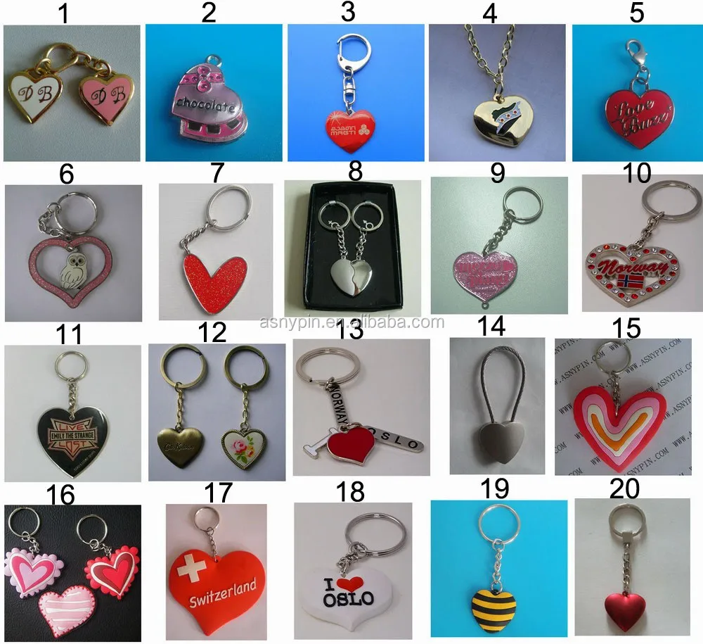 heart keychains