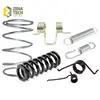 40*16*1.2Mm Grey Color Plastic Coated Torsion Spring For Downlight