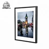 customized unique quality aluminium photo frames black