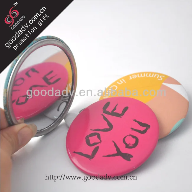 New Designed Wholesale Mini Decorative Pocket Mirrors / Cheap Pocket Mirror / Flexible Pocket