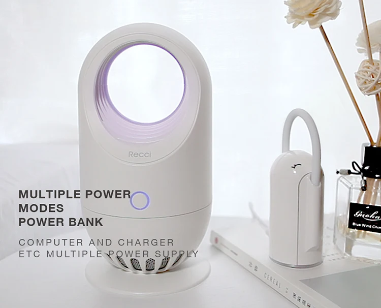 Recci Safe USB Powered Electronic Indoor Mosquito Killer Lamp for Home