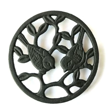 Best Quality Decorative Round Cast Iron Trivet With Vintage