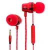 New design factory earphone high quality wired headset comfortable cable with earplugs metal earphones headphone