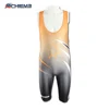 High quality custom mens Wrestling Singlet with logo