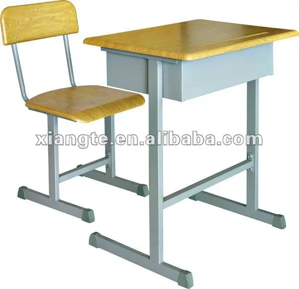 Education muebles sillas de madera con patas de metal, mdf ...