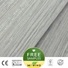 Free sample light sliver grey paper weave for living room office luxury wallpaper