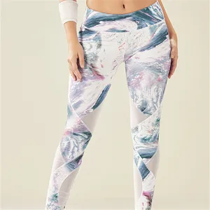 High quality gym wear 87 nylon and 13 spandex leggins womens workout printed leggings activewear hot sale yoga pants High quality gym wear 87 nylon and 13 spandex leggins womens workout printed leggings activewear hot sale yoga pants