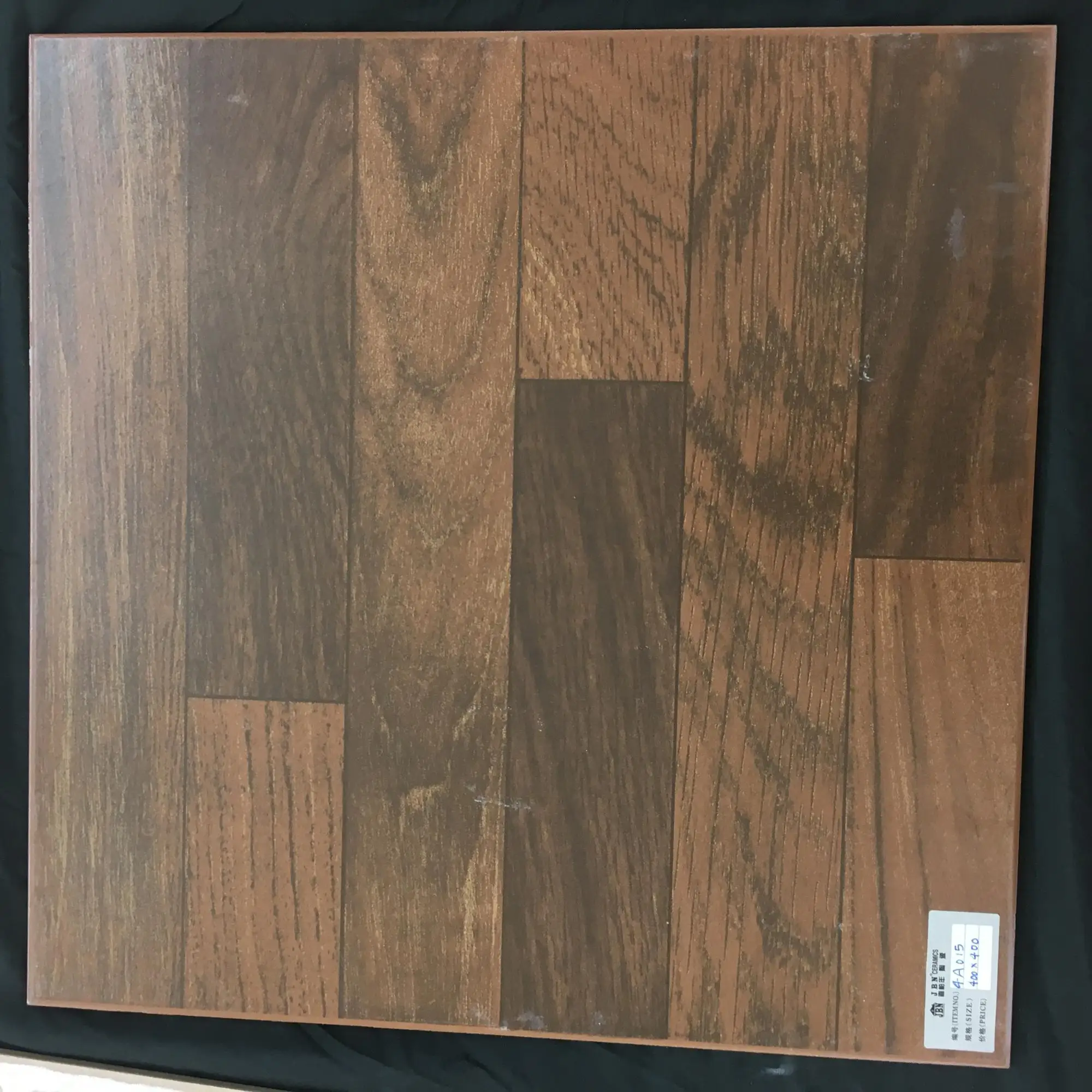 40x40 Dark Brown Wood Look Floor Tiles Ceramic Kitchen Tile Buy Kayu Lantai Ubin