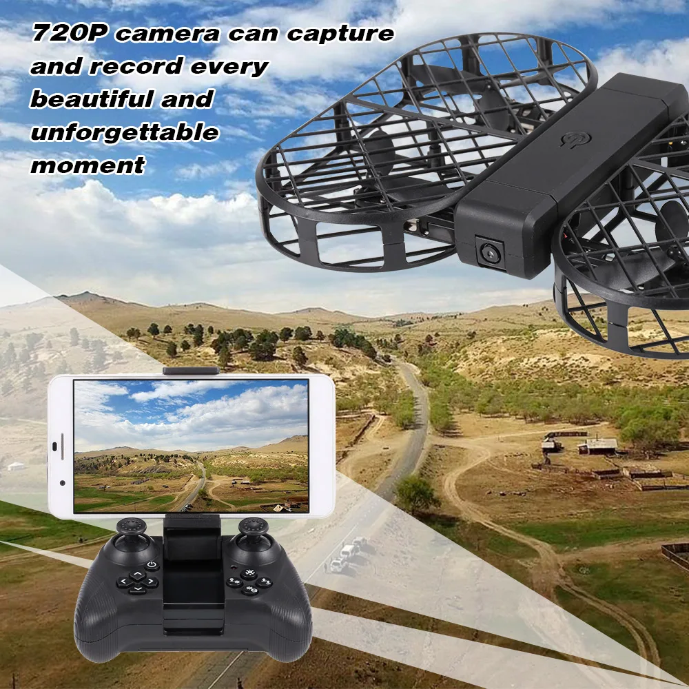Dwi Dowellin D7 Wifi Fpv With 0.3mp 2mp Camera High Hold Mode Foldable