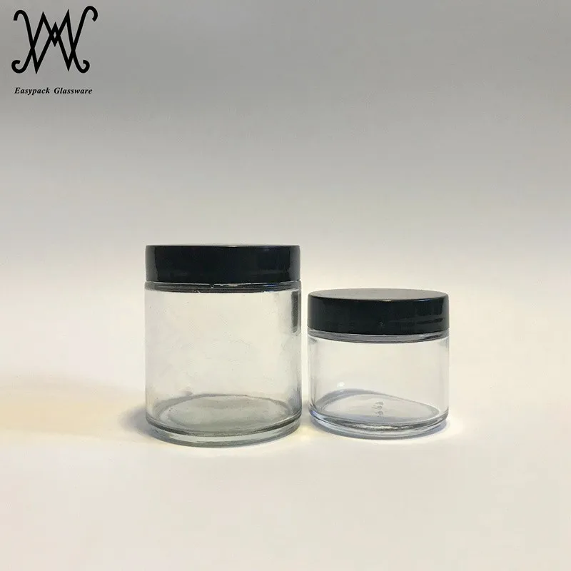 4 Oz Cobalt Blue Glass Straight Sided Cosmetic Jar With Black Plastic Lined Screw Lid Buy 4 Oz