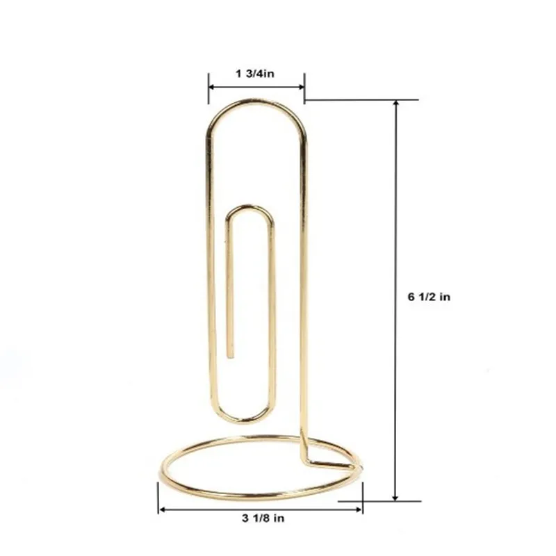 Unionpromo practical metal desk paper clip memo holder