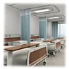 fire retardant blackout hospital curtain accessories fabric with curved track