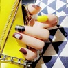 Wholesale nail tools 24 pcs/box short style matte feel scrub false nail tips.