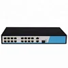 100M 16 ports POE and 3 uplink ethernet switch 24v passive poe injector switch