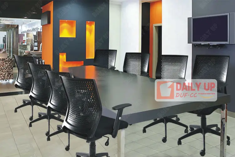 Executive Mesh Chair Heavy Duty Office Chair Parts with Arm Bedroom Black Height Adjustable Chair