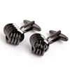 New fashion metal cufflinks custom made cufflink knot manufacturers