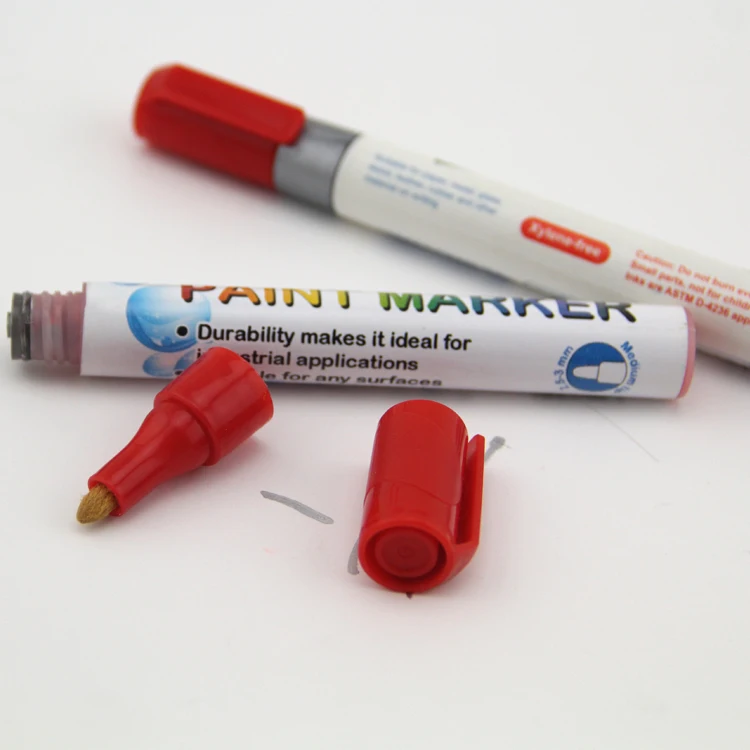 Professional And Waterproof Rubber Tire Solid Marker With Convenient