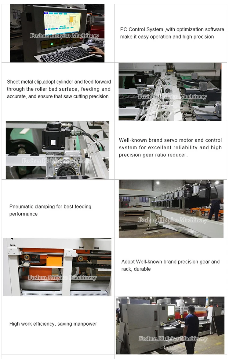 Computer Cabinet Wood Automatic Cutting Table Machine CNC Auto Panel Beam Precision Saw