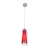 MD2482-RE hot sale good price red glass cylinder pendant light dining room lighting
