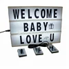 Trade Assurance advertising led sign cinematic lightbox board message light box for wholesale