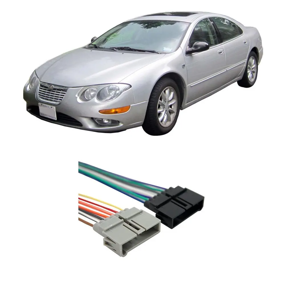 Get Quotations · Chrysler 300M 1999-2001 Factory Stereo to Aftermarket Radio Harness Adapter
