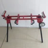 rolling miter saw stand bench plans with rollers