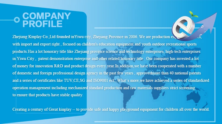 KINPLAY brand best price kids amusement playground slippery slide child plastic slide