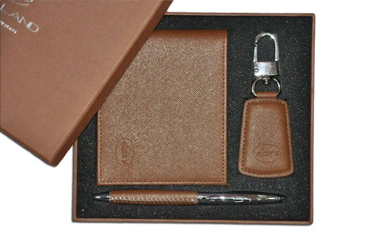 Iso Bsci Lvmh Factory Souvenir Man Wallet Gift Sets For Business Man With Pen And Keychain - Buy 