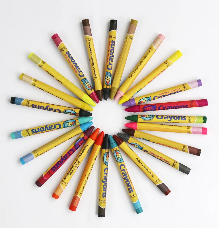 Wholesale Crayons In Bulk Kids Wax Crayon Set Nontoxic Drawing Kit