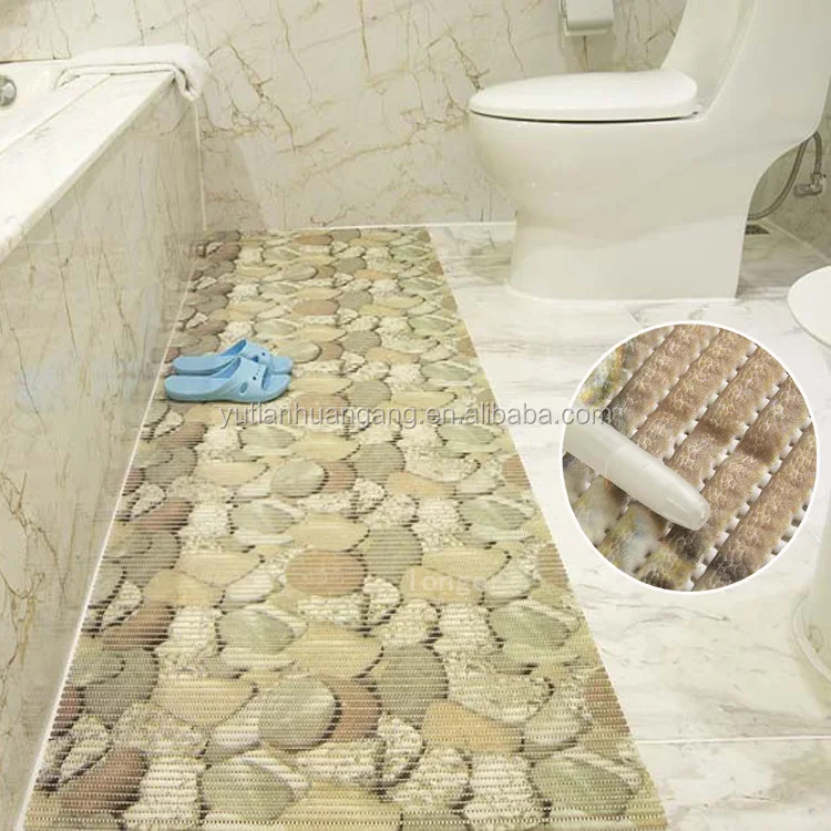 Whole Pvc Foam Rolls Anti Slip Mats Bathtub Bath Mat With Rugs Runner Plastic Rug