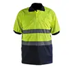 Hi Vis ANSI Class 3 Road Work Safety Short Sleeve T Shirt