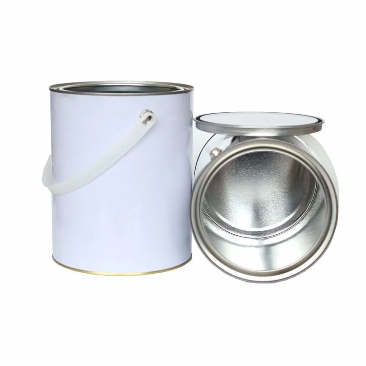 1 Liter Plain Empty Paint Tin Container Can,Tin Bucket For Glue