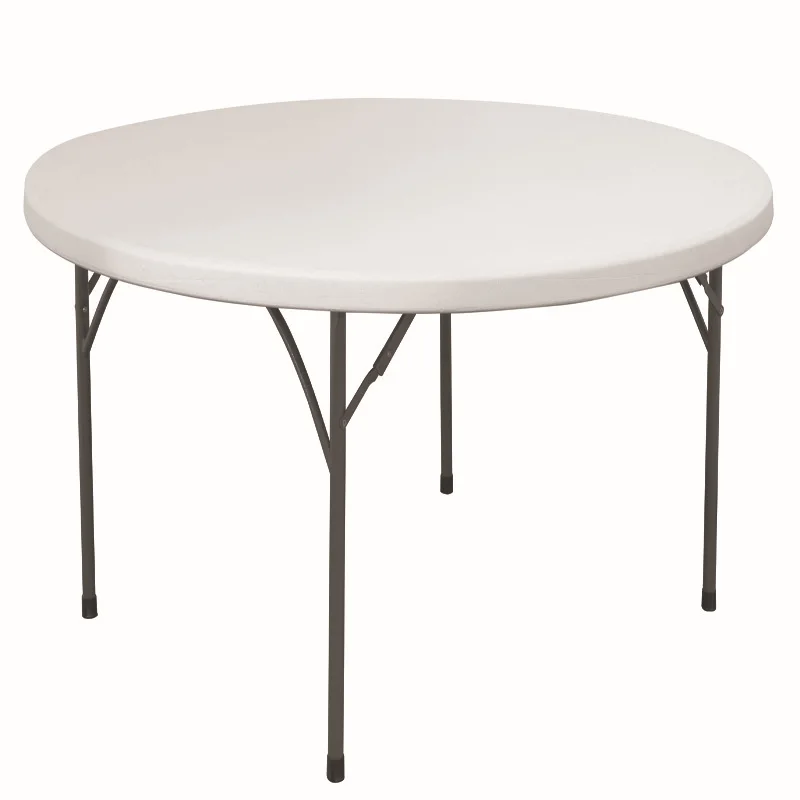 180 Cm White Plastic Folding Outdoor Round Table Buy Round Table
