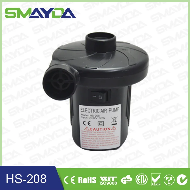 Factory Price 2 way Ac+dc Electric Air Pump For Inflatable Products Hs