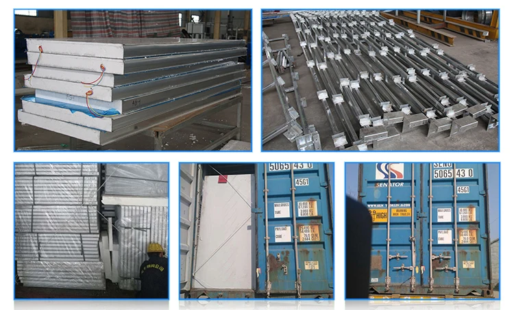 Modular Steel Structure 2 Story 70 Square Meter Prefabricated