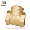 OEM 1/2 3/4 1 Inch Forged Non Return Brass Water Meter Sewage Swing Inline Stop Check Valve