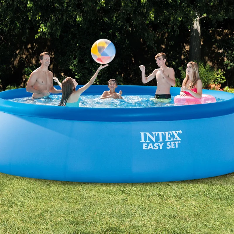 Above Ground Pool Intex 457cm Diameter 107cm Height Laminated Pvc