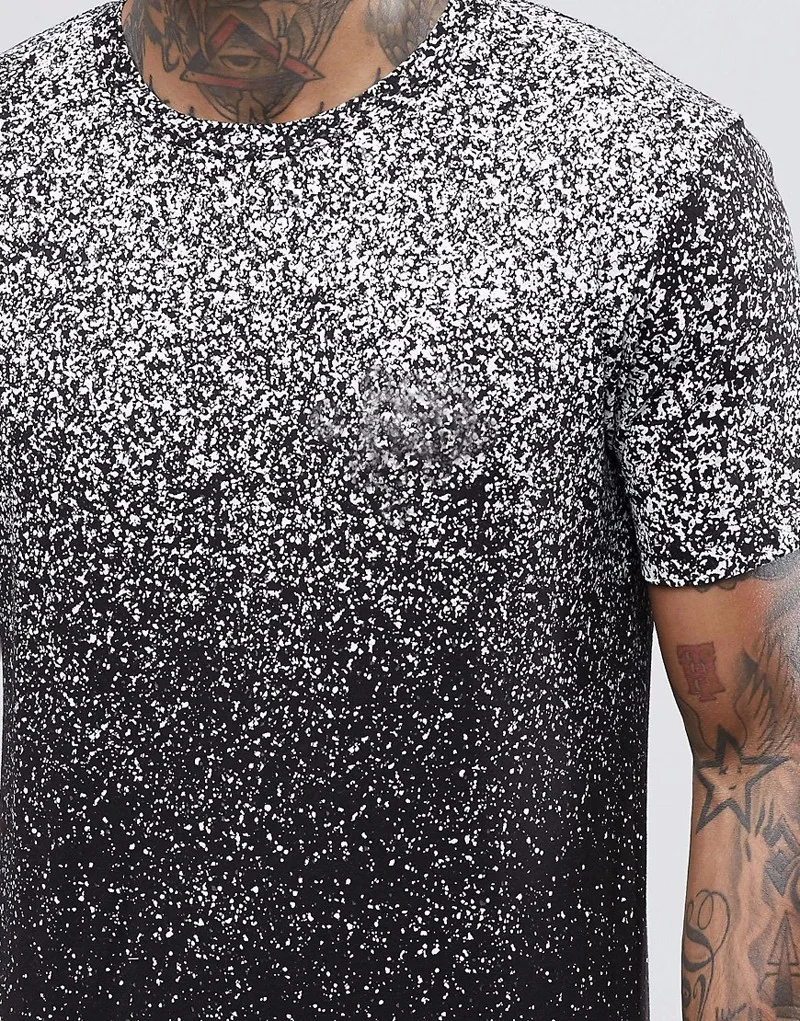 hype speckle fade t shirt