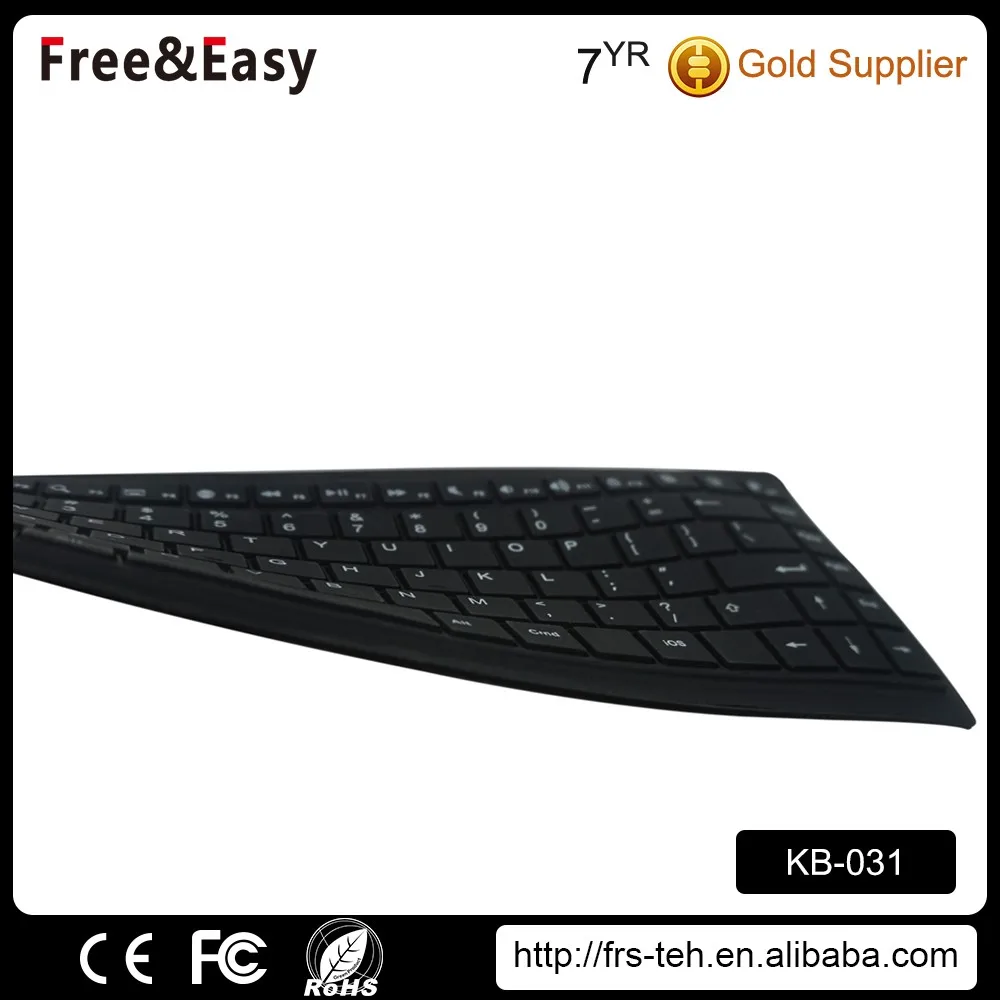 Cheap Custom Arabic Flexible Foldable Silent Wired Silicon Rubber