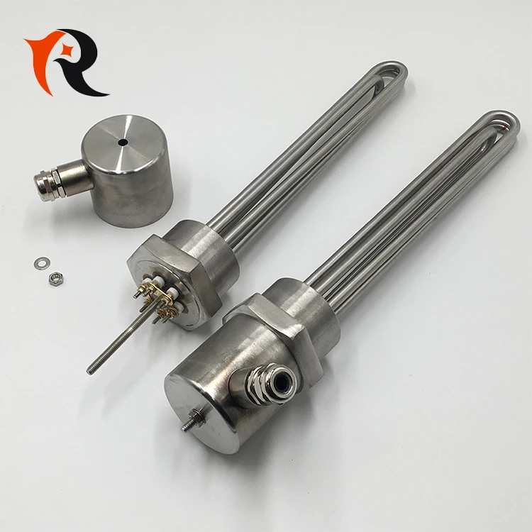 Industrial 5000w Flange Immersion Heater Element For Heating Water/oil