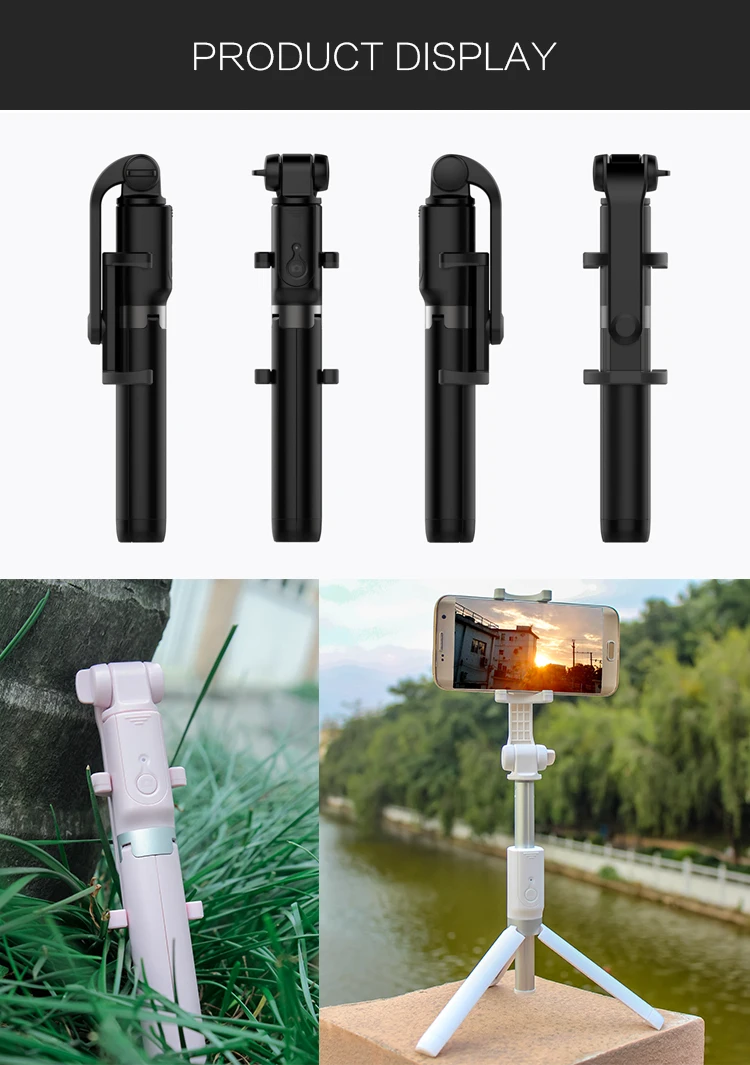 Best Selfie Stick Manufacturer 2019 New Bluetooth Selfie Stick Tripod with Wireless Remote for iPhone 8 6s X Samsung