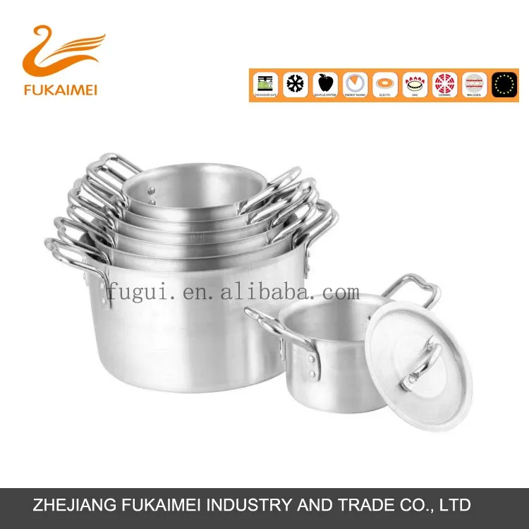 aluminium cooking pot set