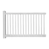 Safety strong high quality Vinyl pvc fence for terraces