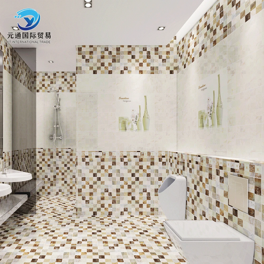 300 X 600 Decorative Digital Wall Tiles Polished Wall Tiles