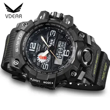 analog and digital wrist watch