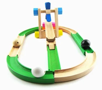 wooden roller coaster toy