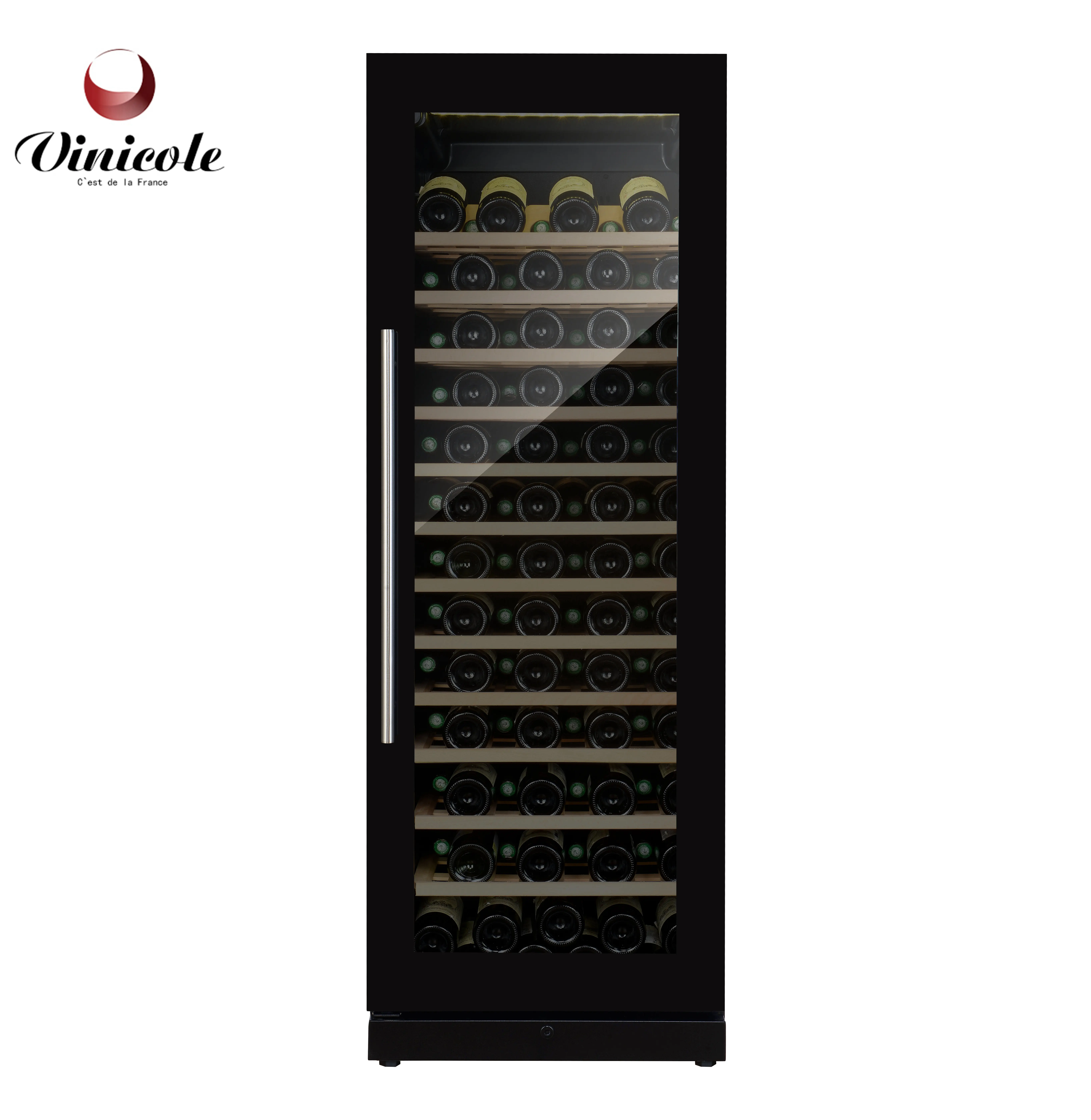 Multifunctional Lowe Glass Door Compressor Wine Refrigerator With