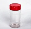 100ml/150ml/200ml/300ml Plastic PET Salt , Pepper , condiment spice bottles jar with flip top cap