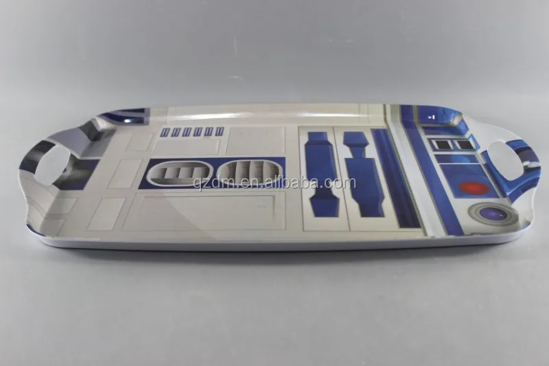 19" Melamine Serving Tray With Handle FDA