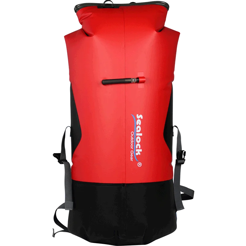 Accept customer design with logo printing air tap for diving swimming waterproof outdoor sport Backpack